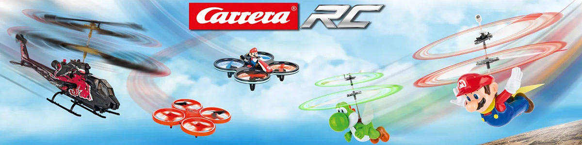 Carrrera RC Quadrocopter und Helikopter